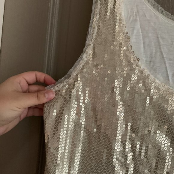 sequin tank top american eagle - Picture 3 of 8